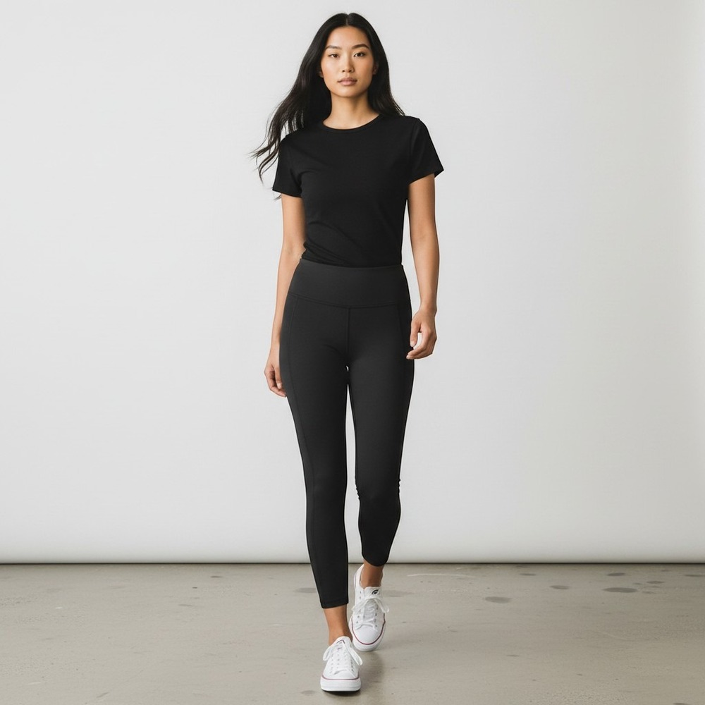 Lululemon Align High-Rise Pant 25" Womens Size 4 Black Yoga Leggings Athleisure